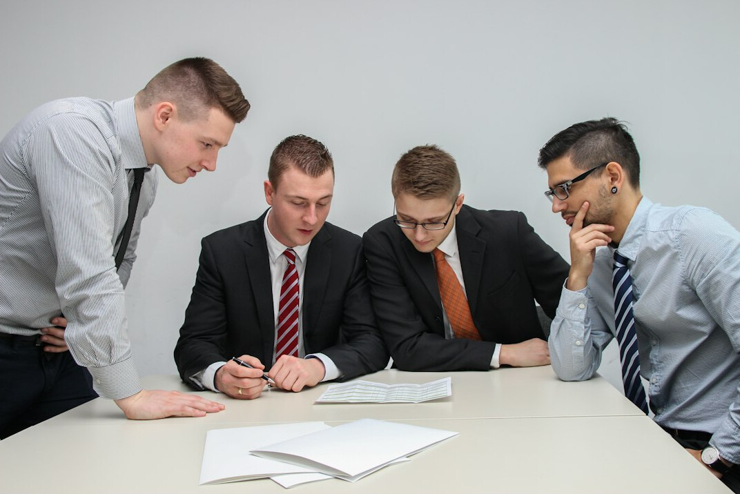 professional team meeting discussion